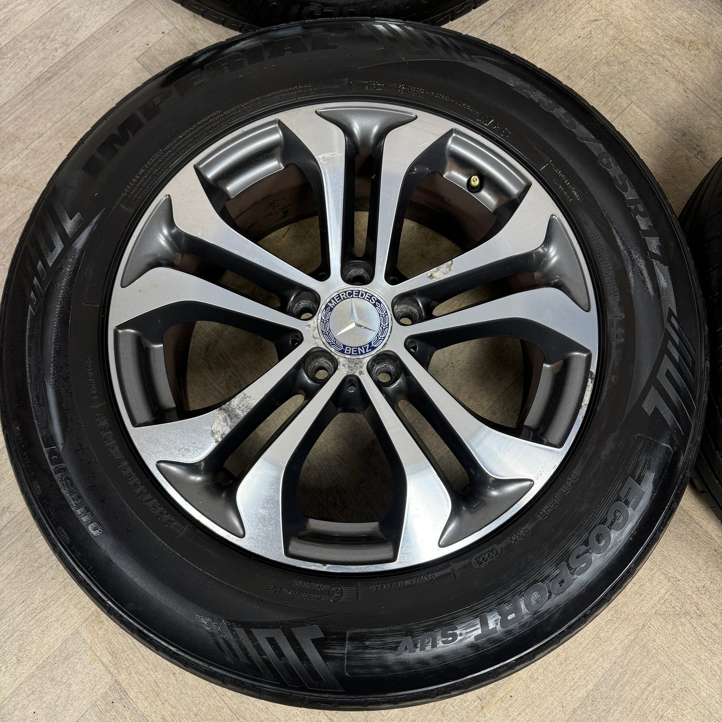 17'' GENUINE MERCEDES GLC ALLOY WHEELS TYRES ALLOYS