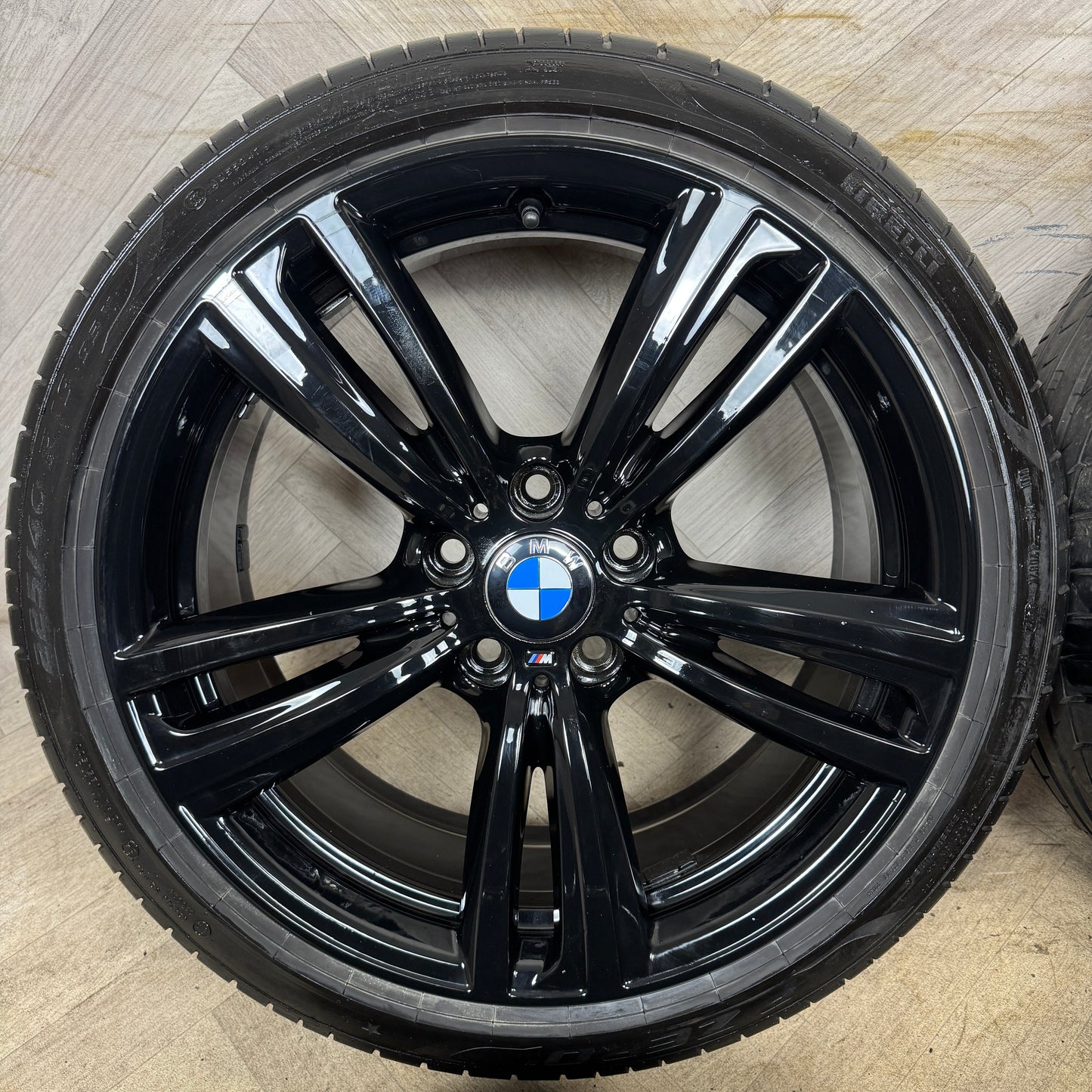 19" GENUINE BMW 3 SERIES 442 BLACK M SPORT F30 F31 F32 E90 E92 ALLOY WHEELS TYRES ALLOYS 5X120