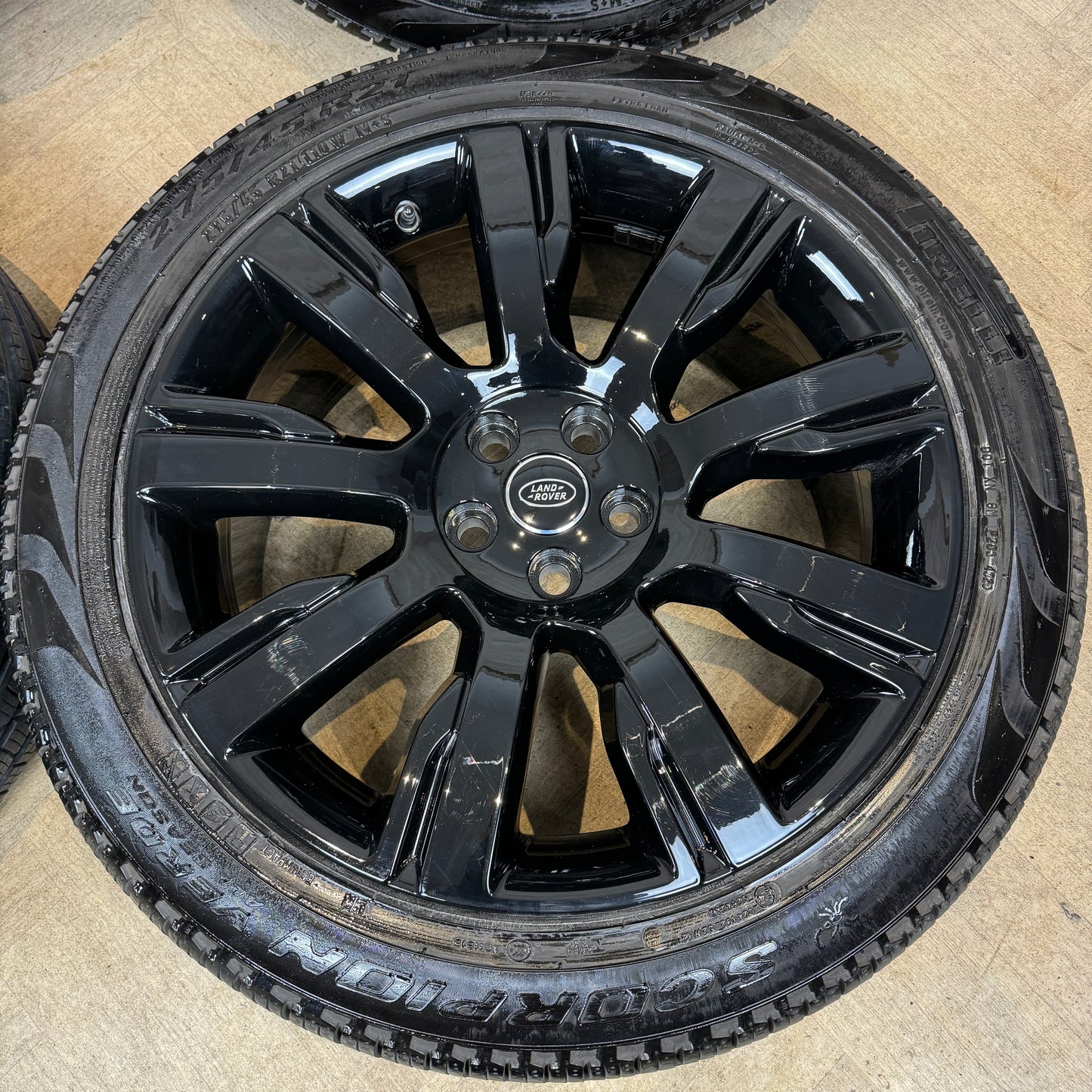 21'' GENUINE RANGE ROVER VOGUE SPORT LAND DISCOVERY BLACK WHEELS TYRES ALLOYS HY321007FA