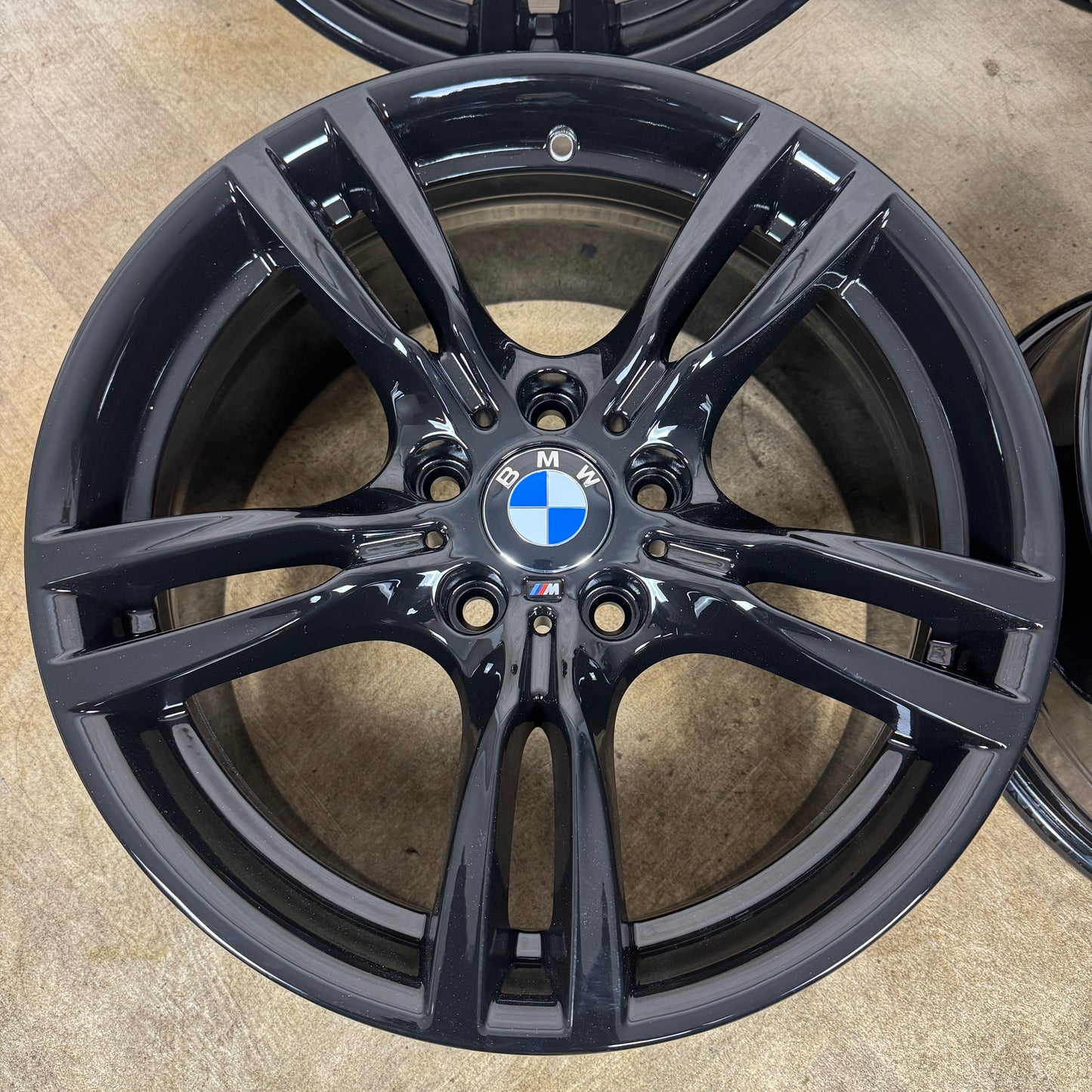 18" GENUINE BMW 3 SERIES 400 M SPORT BLACK F30 F31 F32 E90 E92 ALLOY WHEELS ALLOYS