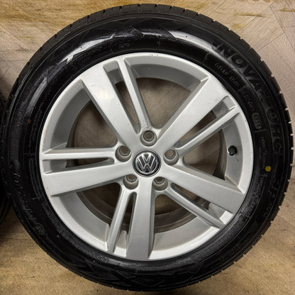 15'' GENUINE VW POLO 6R MK5 STRATFORD ALLOY WHEELS ALLOYS TYRES 6R0601025AC