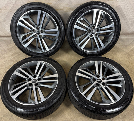 20'' GENUINE AUDI Q5 5 TRIPLE SPOKE GREY SQ5 S LINE ALLOY WHEELS TYRES ALLOYS