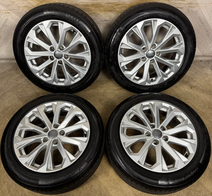 17'' GENUINE AUDI A4 MULTISPOKE B8 B9 A4 ALLOY WHEELS ALLOYS TYRES 8W0601025L