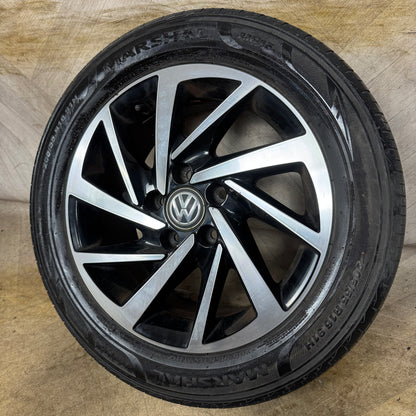 1X 16'' GENUINE VW GOLF MK7.5 MK7 WOODSTOCK ALLOY WHEEL TYRE GT SINGLE  5X112 FITMENT  6.5J ET46 CENTRE BORE: 57.1 PART: 5G0601025DS / 5G0601025DM (Copy)