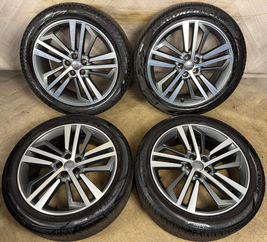 20'' GENUINE AUDI Q5 5 TRIPLE SPOKE GREY SQ5 S LINE ALLOY WHEELS TYRES ALLOYS 80A601025F