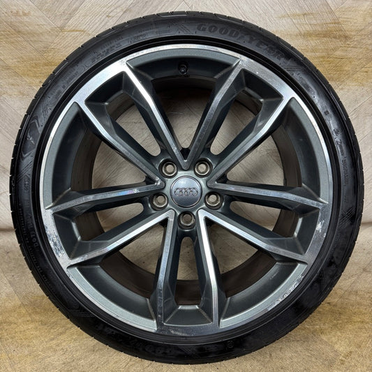 1X 19'' GENUINE AUDI A5 S5 S LINE WHEEL ALLOY TYRE SPARE 5X112 FITMENT 8.5J ET32 PART: 8W0601025DF