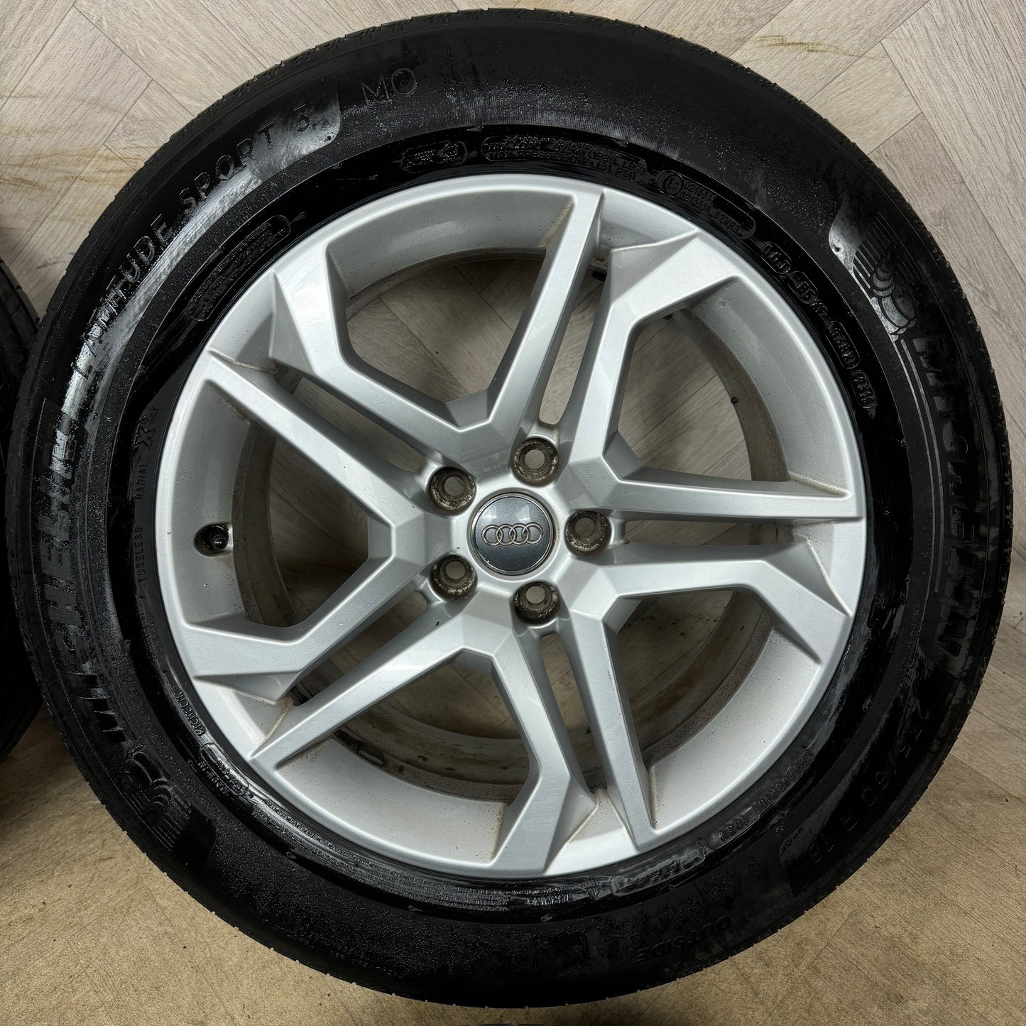 18'' GENUINE AUDI Q5 STAR SPOKE ALLOY WHEELS TYRES ALLOYS