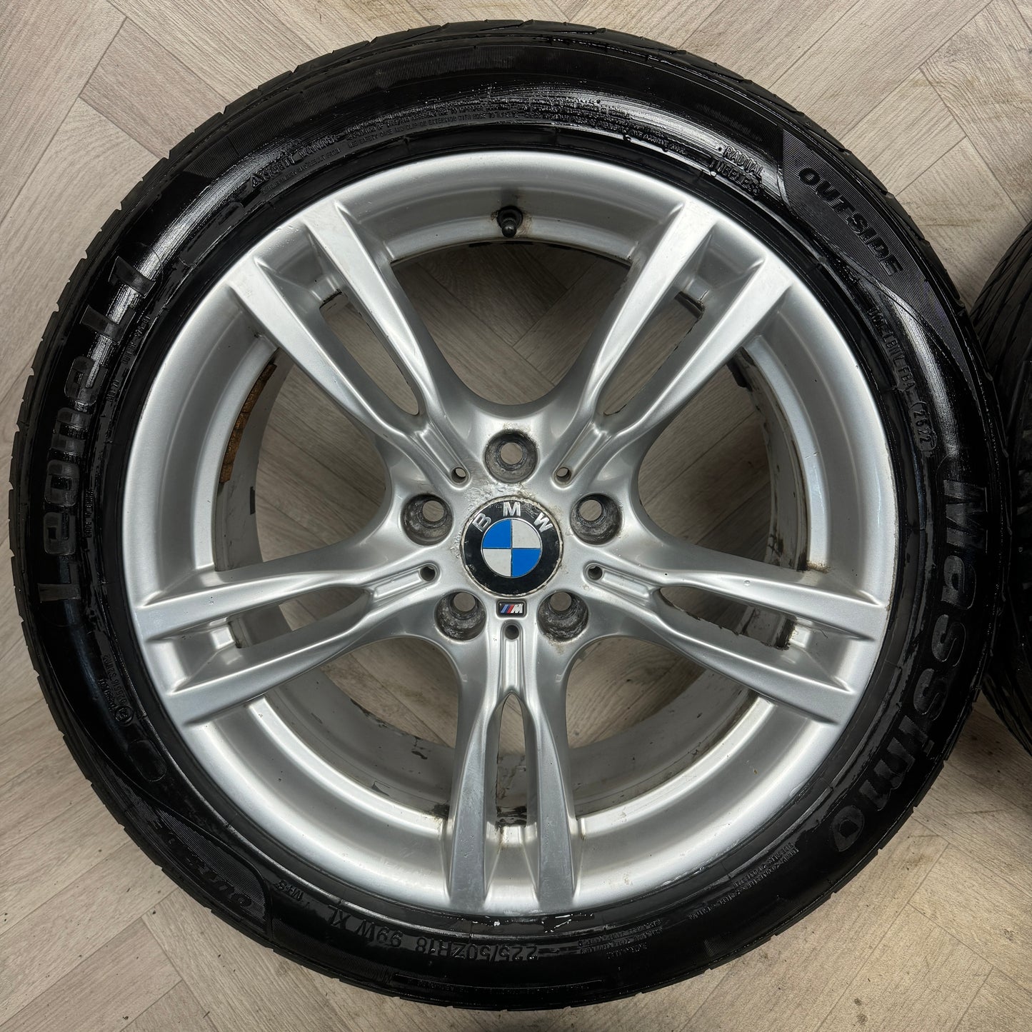 18" GENUINE BMW 3 SERIES GT 400 M SPORT F34 ALLOY WHEELS TYRES ALLOYS