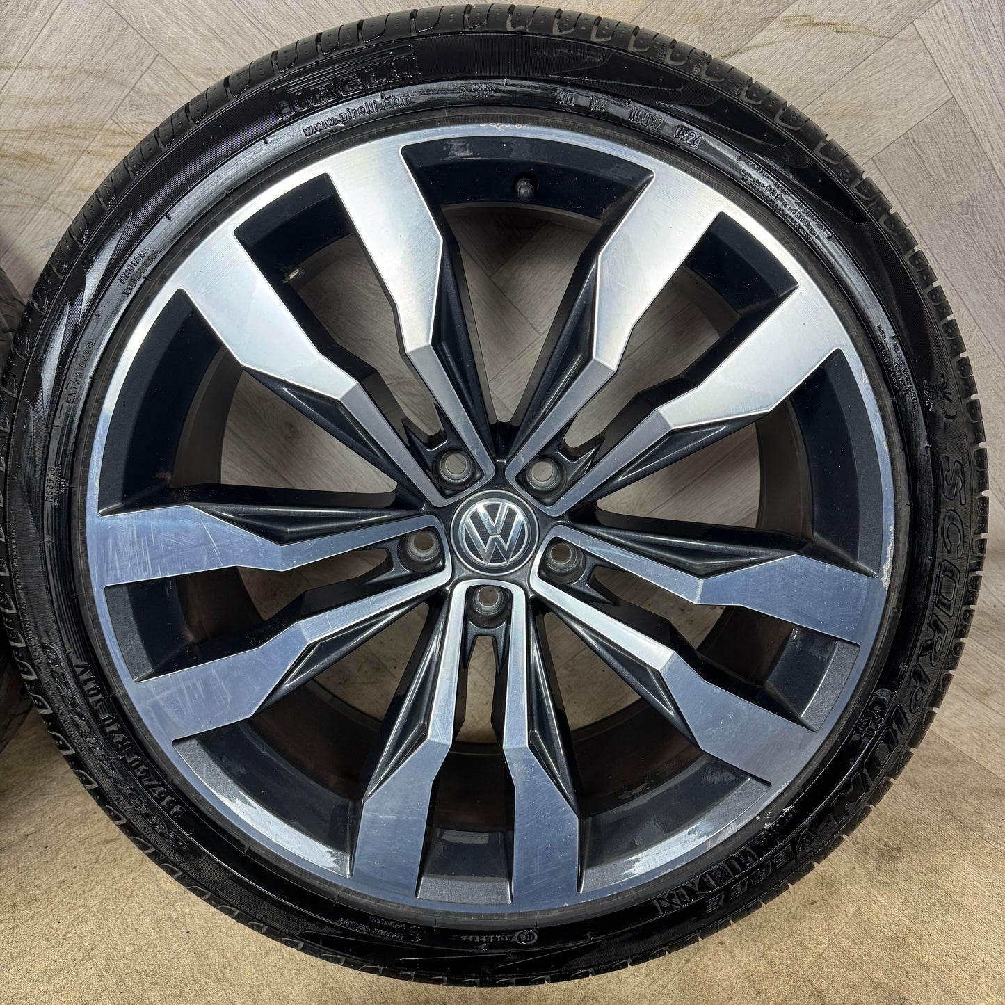 20'' GENUINE VW TIGUAN R LINE SUZUKA ALLOY WHEELS TYRES ALLOYS 5X112