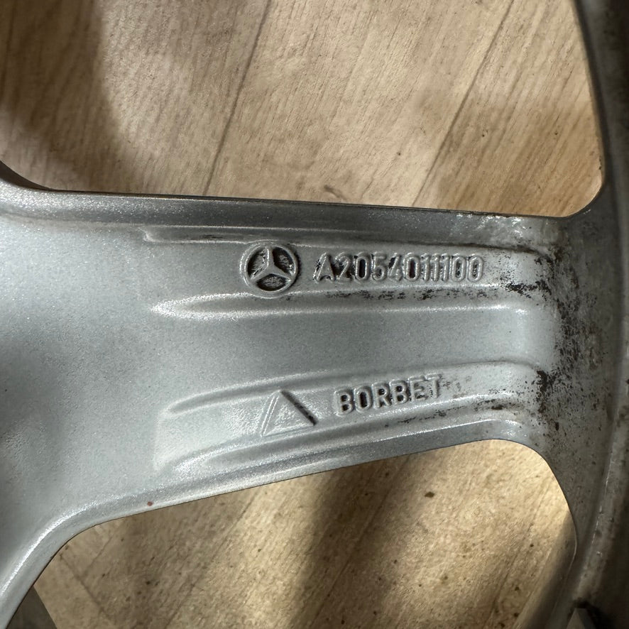 1X 18" GENUINE AMG MERCEDES C CLASS SPORT ALLOY WHEEL TYRE W205 FRONT  5X112 FITMENT  7.5J ET44 PART: A2054011100