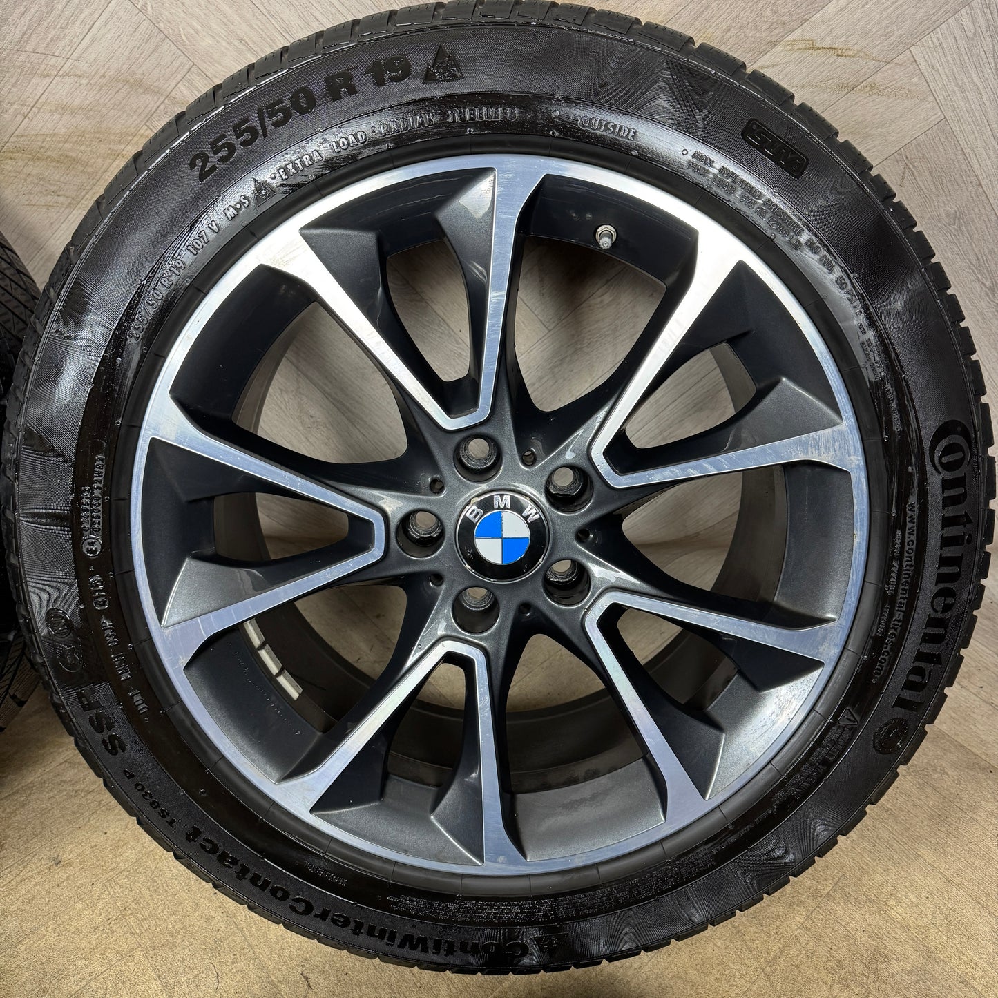 19'' GENUINE BMW X5 F15 449 F16 X6 WINTER ALLOY WHEELS TYRES ALLOYS 5X120 6853955