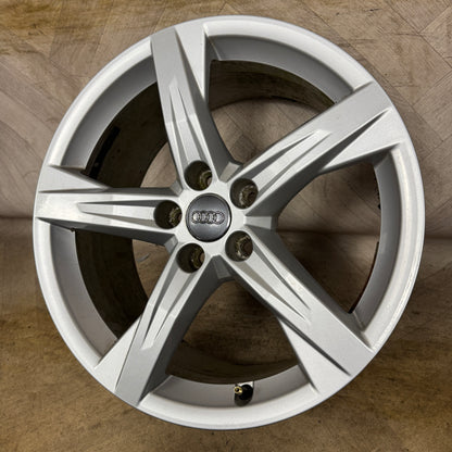 1X 18'' GENUINE AUDI Q5 5 SPOKE ALLOY WHEEL  5X112 FITMENT  8J ET39 PART: 80A601025Q
