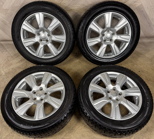 19'' GENUINE LAND ROVER DISCOVERY 4 3 SILVER RANGE ROVER SPORT ALLOY WHEELS TYRES ALLOYS DH22-1007-AAW