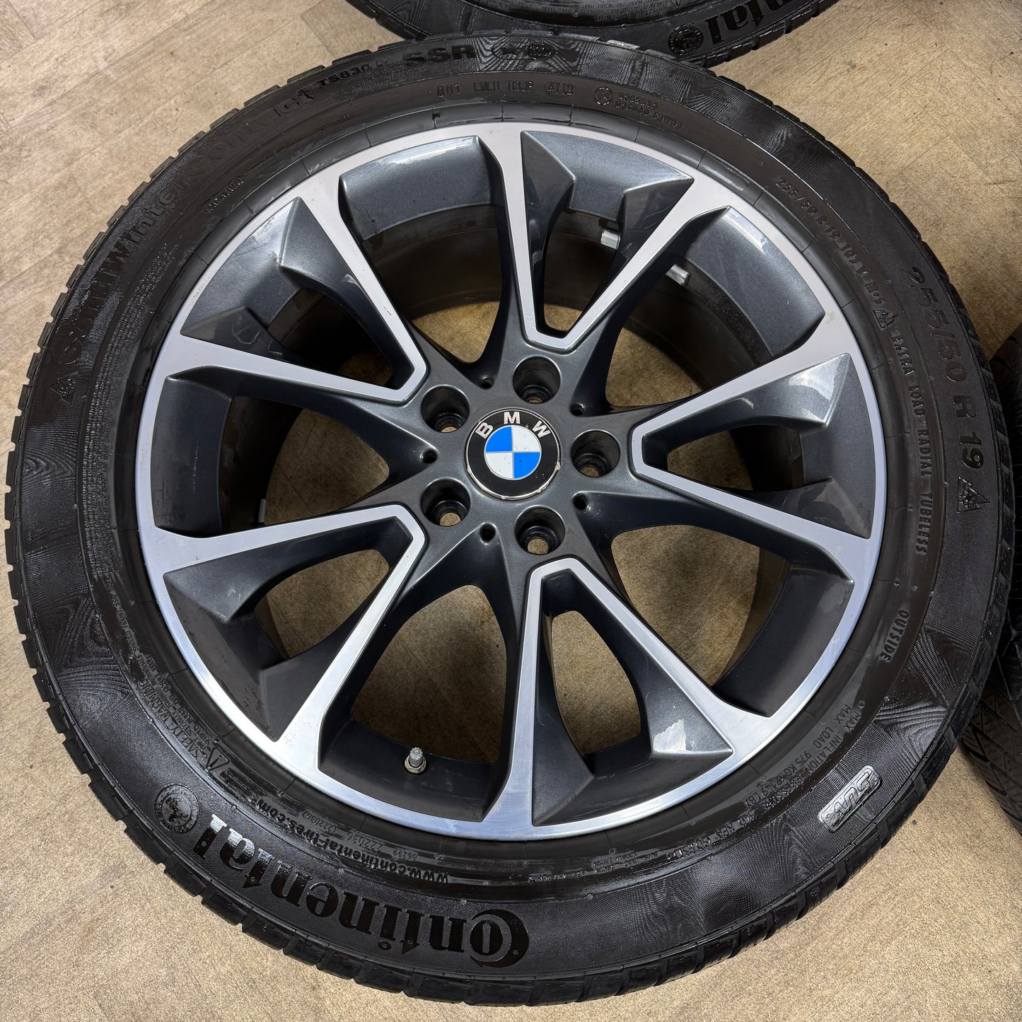 19'' GENUINE BMW X5 F15 449 F16 X6 WINTER ALLOY WHEELS TYRES ALLOYS 5X120 6853955