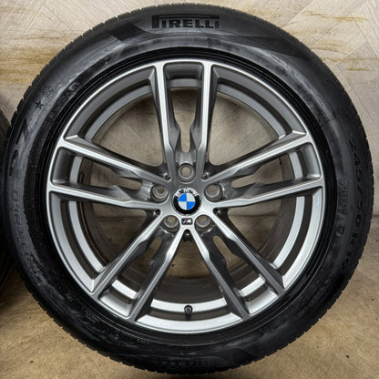 19'' GENUINE BMW X3 X4 G01 G02 698 M SPORT ALLOY WHEELS ALLOYS TYRES 8010267