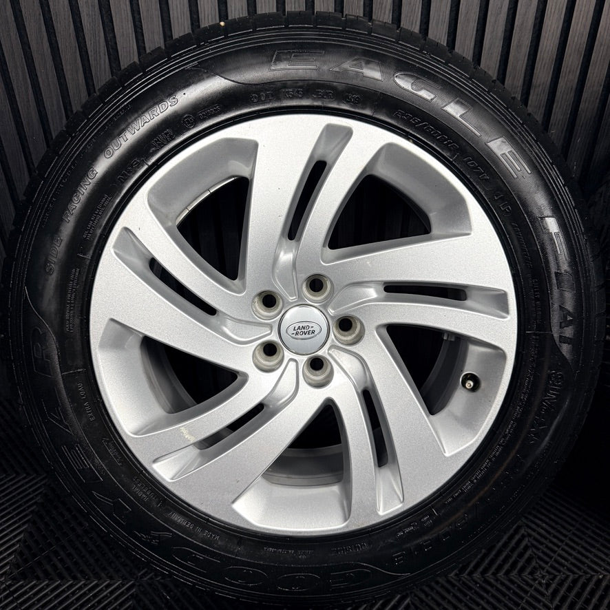 18'' Range Rover Evoque Silver Discovery Sport Land Alloy Wheels Tyres Genuine
