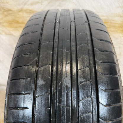 1X 20" GENUINE AMG MERCEDES E CLASS BLACK DC ALLOY WHEEL W213 FRONT 5X112 FITMENT 8J ET43 PART: A2134012200