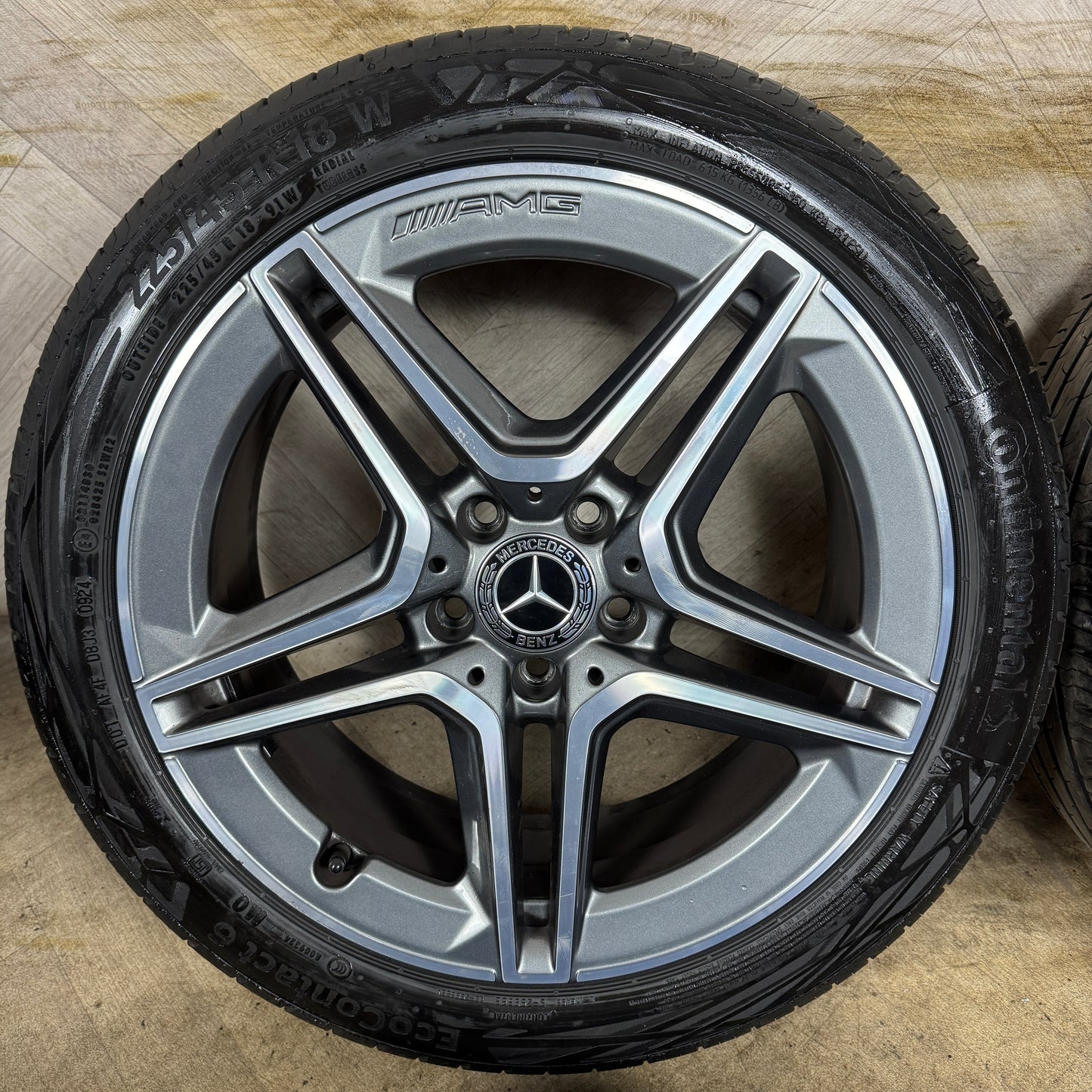 18'' GENUINE MERCEDES AMG A CLASS CLA B ALLOY WHEELS TYRES ALLOYS W177 A1774011500