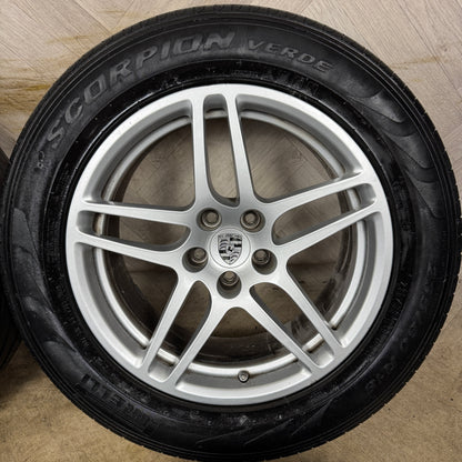 18'' GENUINE PORSCHE MACAN ALLOY WHEELS ALLOYS TYRES 5X112