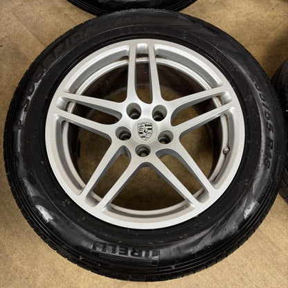 18'' GENUINE PORSCHE MACAN ALLOY WHEELS ALLOYS TYRES 5X112