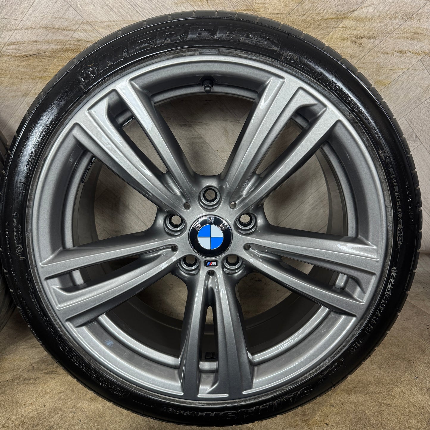 19" GENUINE BMW 3 SERIES 442 GREY M SPORT F30 F31 F32 E90 E92 ALLOY WHEELS TYRES ALLOYS 5X120