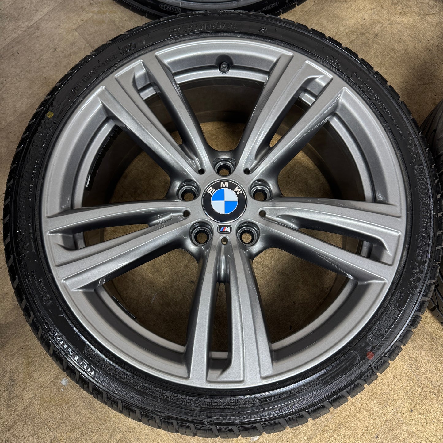 19" GENUINE BMW 3 SERIES 442 GREY M SPORT F30 F31 F32 E90 E92 ALLOY WHEELS TYRES ALLOYS 5X120
