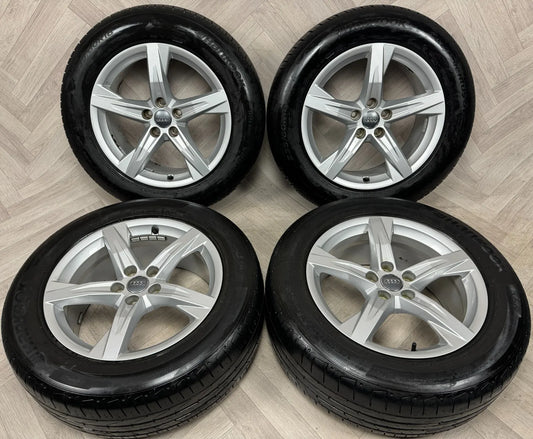 18'' GENUINE AUDI Q5 5 SPOKE SE ALLOY WHEELS TYRES ALLOYS 5X112