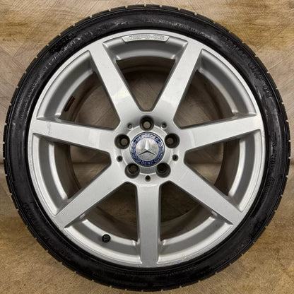 1X 18" GENUINE AMG MERCEDES C CLASS W204 SPORT SINGLE ALLOY WHEEL TYRE  5X112 FITMENT  8.5J ET54 PART: A2044019902
