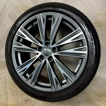 1X 20'' GENUINE AUDI A6 S LINE C8 MULTISPOKE WHEEL ALLOY TYRE SPARE 4K0601025J  5X112 FITMENT  8.5J ET43 PART: 4K0601025J