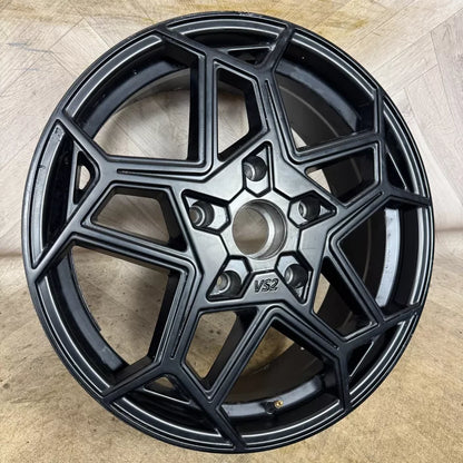1X 20'' FORD TRANSIT CUSTOM MOTION R VS2 MATT BLACK ALLOY WHEEL SINGLE SPARE  5X160 FITMENT  8J ET50 CENTRE BORE: 65.1