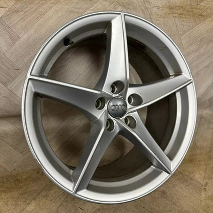 1X 18'' GENUINE AUDI A5 S LINE 5 SPOKE WHEEL ALLOY TYRE SPARE   5X112 FITMENT  8.5J ET29 PART: 8W0601025BG