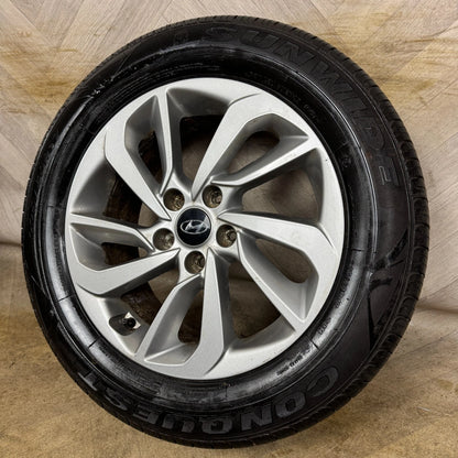 1X 17'' GENUINE HYUNDAI TUSCON MK2 ALLOY TYRE WHEEL  5X114.3 FITMENT  7J ET51 PART: 52910D7210