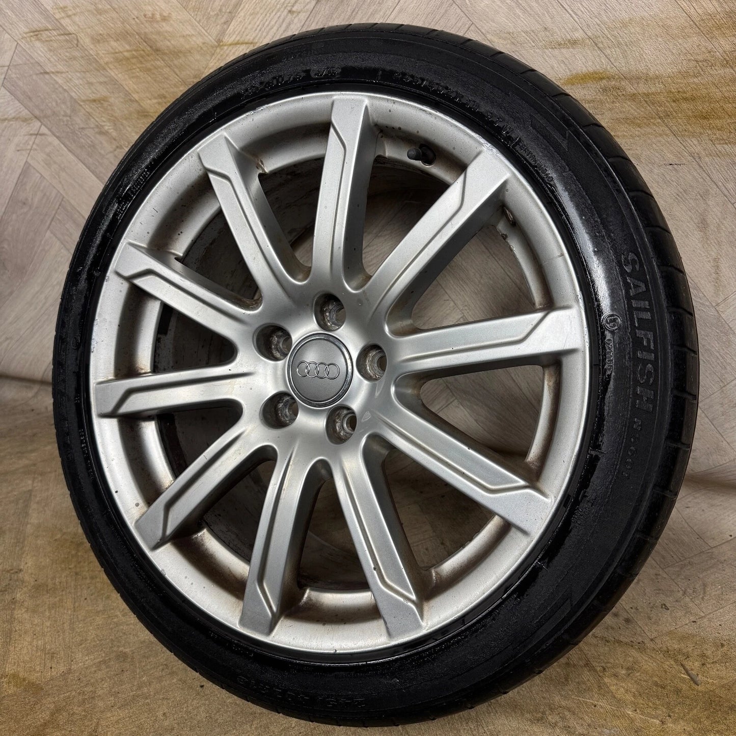 1X 18'' GENUINE AUDI A4 S LINE MULTI SPOKE B8 WHEEL ALLOY TYRE SPARE  5X112 FITMENT  8J ET47 PART: 8K0601025CB