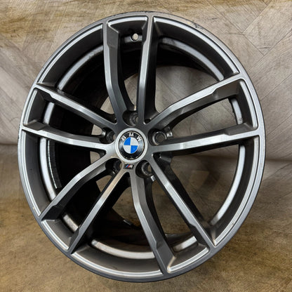 1X 18'' GENUINE BMW 5 SERIES 662 M G30 G31 SPORT ALLOY WHEEL REAR  5X112 FITMENT  9J ET44 PART: 8093406