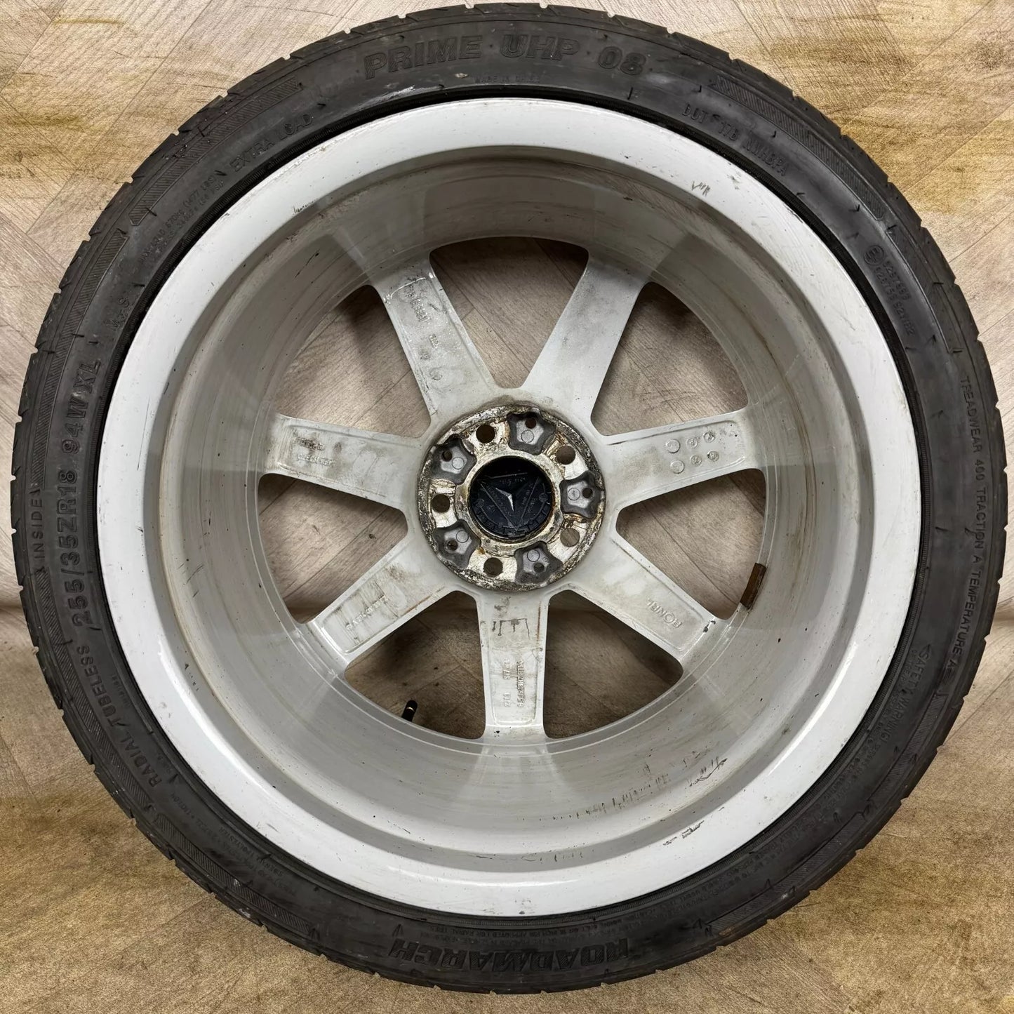 1X 18" GENUINE AMG MERCEDES C CLASS W204 SPORT SINGLE ALLOY WHEEL TYRE  5X112 FITMENT  8.5J ET54 PART: A2044019902