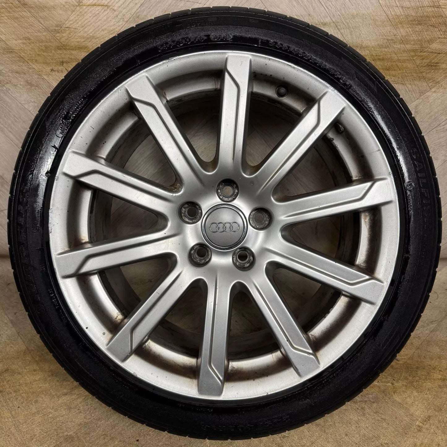 1X 18'' GENUINE AUDI A4 S LINE MULTI SPOKE B8 WHEEL ALLOY TYRE SPARE  5X112 FITMENT  8J ET47 PART: 8K0601025CB
