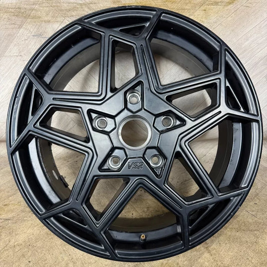 1X 20'' FORD TRANSIT CUSTOM MOTION R VS2 MATT BLACK ALLOY WHEEL SINGLE SPARE  5X160 FITMENT  8J ET50 CENTRE BORE: 65.1