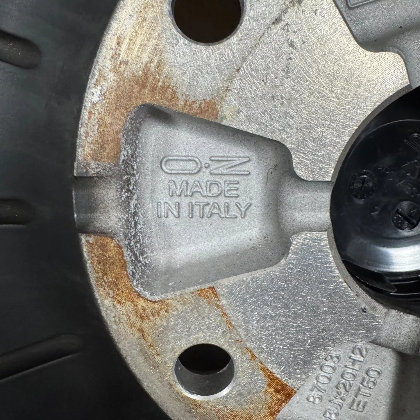 1X 20'' GENUINE OZ RACING FORD TRANSIT CUSTOM MS-RT GREY ALLOY WHEEL SINGLE SPARE  5X160 FITMENT  8J ET50 CENTRE BORE: 65.1