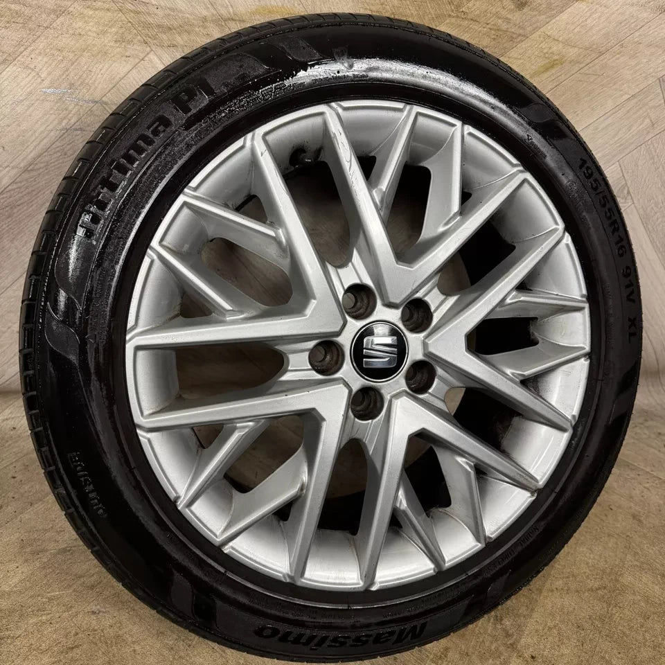 1X 16'' GENUINE SEAT IBIZA MK5 6F ALLOY WHEEL SINGLE SPARE  5X100 FITMENT 6.5J ET47 PART: 6F0601025M