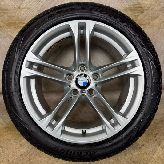 1X 18'' GENUINE BMW 5 SERIES 613 M SPORT F10 SINGLE ALLOY WHEEL REAR 5X120 FITMENT 9J ET44 PART: 7848573